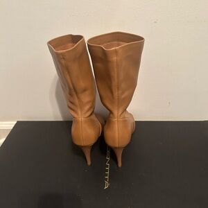 Michael Kors Tan Leather boots. Never worn